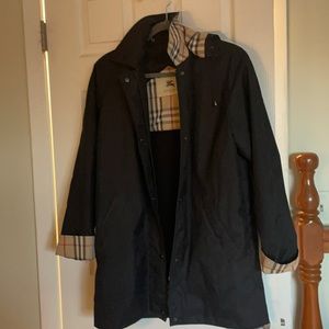 Burberry trench coat.